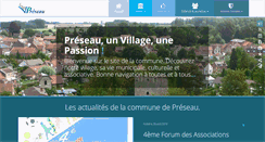 Desktop Screenshot of preseau.fr