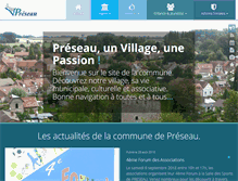 Tablet Screenshot of preseau.fr